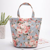 FLOWER PATTERN PORTABLE WASH BAG MAKEUP BAG_CWAB1736