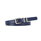 SIMPLE NEW MULTI COLOR SILVER BUCKLE BELT_CWABE0586