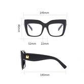 FASHIONABLE LARGE FRAME ANTI BLUE LIGHT GLASSES_CWASG0371
