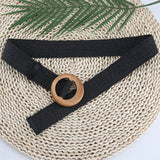 Cwabe1176_Round Wooden Buckle Pp Straw Woven Belt