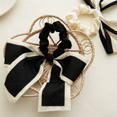 RETRO RIBBON BOW HAIR TIE_CWAHA0843