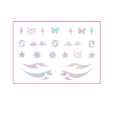 HOLOGRAPHIC EYELINER TATTOOS BUTTERFLY MAKEUP_CWMM8392