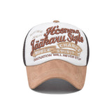 SUMMER COLOR BLOCK MESH OUTDOOR HAT TRUCKER HAT_CWAH1365