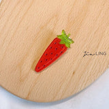 CHILDRENS WATERMELON CARROT HAIR CLIP_CWAHA1835