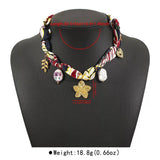 Gold Plated Stainless Steel Seashell Necklace_Cwaje05614
