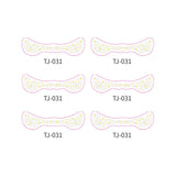 METALLIC FRECKLE FACE TATTOO STICKERS GOLD SILVER_CWMM8364