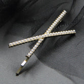 With Pearl Edge Clip X-Shaped Hair Clip_Cwaha1223