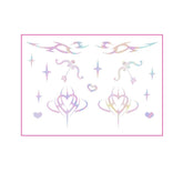 HOLOGRAPHIC EYELINER TATTOOS BUTTERFLY MAKEUP_CWMM8392