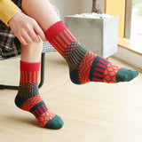 5 PCS VERSATILE THICKENED WARM RABBIT WOOL SOCKS_CWMS0679