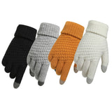 Unisex Touchscreen Gloves Soft Knit Winter Style_Cwag0022