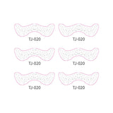 METALLIC FRECKLE FACE TATTOO STICKERS GOLD SILVER_CWMM8364