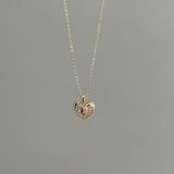 FASHIONABLE MERMAID DOUBLE LOVE NECKLACEP_CWAJE1261