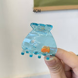 CLEAR ACETATE FISH HAIR CLAW CUTE INS STYLE CLIP_CWAHA0557