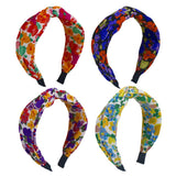 RETRO WIDE BRIMMED PRINTED CROSS HEADBAND_CWAHA1717