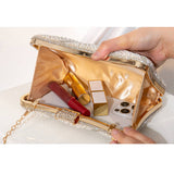 NEW HAND BEADED PEARL BANQUET CLUTCH_CWAB2486