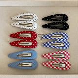 Red Polka Dot Bb Clip Cute Side Bangs Clip_Cwaha08078