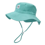 KIDS SMILEY FACE QUICK DRY SUN HAT FOR SUMMER_CWAH3785