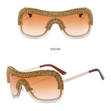 COOL ONE PIECE METAL RIM PUNK SUNGLASSES_CWASG0870