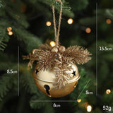 IRON GLITTER BELL PICK CHRISTMAS TREE DECORATION_CWMM9741