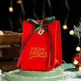 Felt Xmas Apple Bag Gift Box Tote Pouch_Cwmm10578