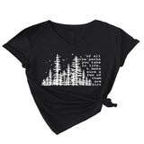 SUMMER V NECK SHORT SLEEVE PRINTED TEE_CWTTS1512