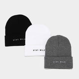 FASHION LETTER EMBROIDERY SIMPLE KNITTED HAT_CWAH2087