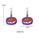 HALLOWEEN TRENDY COLORFUL GRADIENT EARRINGS_CWAJE1845