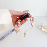 APPLE WATCH9 1 FOUR LEAF CLOVER CATS EYE BEADSTRAP_CWWW0063