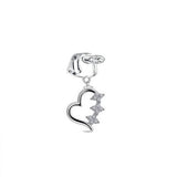 CRYSTAL MOON HEART BUTTERFLY FAKE NAVEL RING_CWMM9228