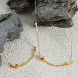 NATURAL FRESHWATER PEARL STAINLESS STEEL NECKLACE_CWAJE1095