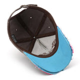 Vintage 1969 Distressed Embroidered Baseball Cap Cwah1259