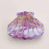 2 SMALL SHELL HAIR CLAW CLIP FOR BACK HAIR_CWAHA0653
