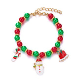 FASHION OIL DROP CHRISTMAS ADJUSTABLE BRACELET_CWAJE2402