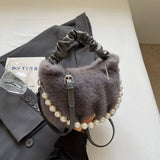 Winter Versatile Shoulder And Crossbody Plush Bag_Cwab3972