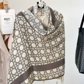 Velvet Scarf Fall/Winter Floral Wrap For Women_Cwasc0898