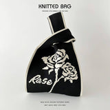 Flower Series Versatile Knitted Bag