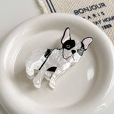 FRENCH CARTOON DOG HAIR CLAW CUTE PUPPY MINI CLIP_CWAHA5709