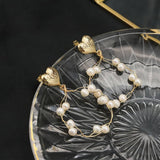NEW SIMPLE HIGH END NATURAL PEARL EARRINGS_CWAJE3817