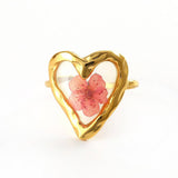 OPEN ADJUSTABLE STEEL RING WITH DRIED FLOWERS_CWMM8930