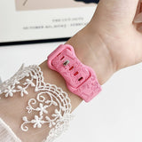 APPLE WATCH ULTRAS9S8 ENGRAVED FLAMINGO STRAP_CWWW0057