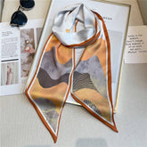 IMITATION SILK RIBBON BEVEL WIDE COLLAR HEAD SCARF_CWASC1529