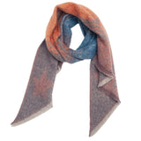 DIAMOND PATTERN SCARF CHUNKY LOOP YARN WINTER WRAP_CWASC0123