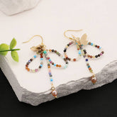 NEW COLOR VINTAGE BUTTERFLY RETRO EARRINGS_CWAJE3797