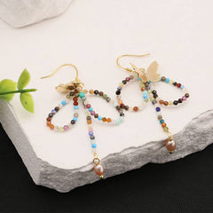NEW COLOR VINTAGE BUTTERFLY RETRO EARRINGS_CWAJE3797