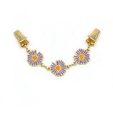HOT SALE CREATIVE ALLOY DAISY SHAWL CLIP_CWMM2204