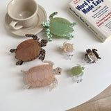 Turtle Series Hair Claw, Chic Animal Ponytail Clip