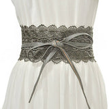 Elegant Lace Wide Waistband ? Fashion Accessory_Cwmm1009