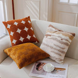 CREAM VINTAGE SOFA PILLOW COVER WAIST CUSHION_CWMM7716
