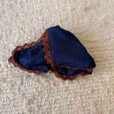 Denim Bow Hair Clip Triangle Claw Autumn Style_Cwaha07976