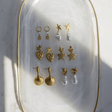 CREATIVE STAINLESS STEEL MIRROR PENDANT EARRINGS_CWMM5723